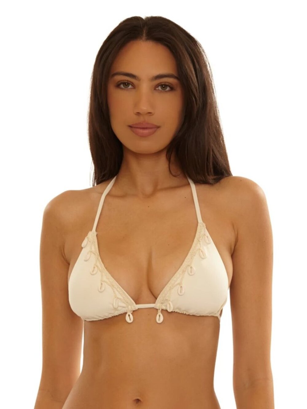 Becca Swim In The Net Triangle Top is size "D"